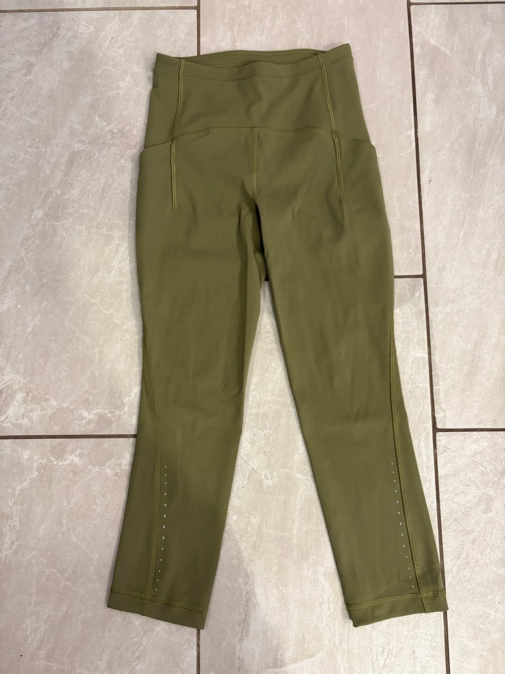 Lululemon Olive Green Leggings - Picture 3 of 9